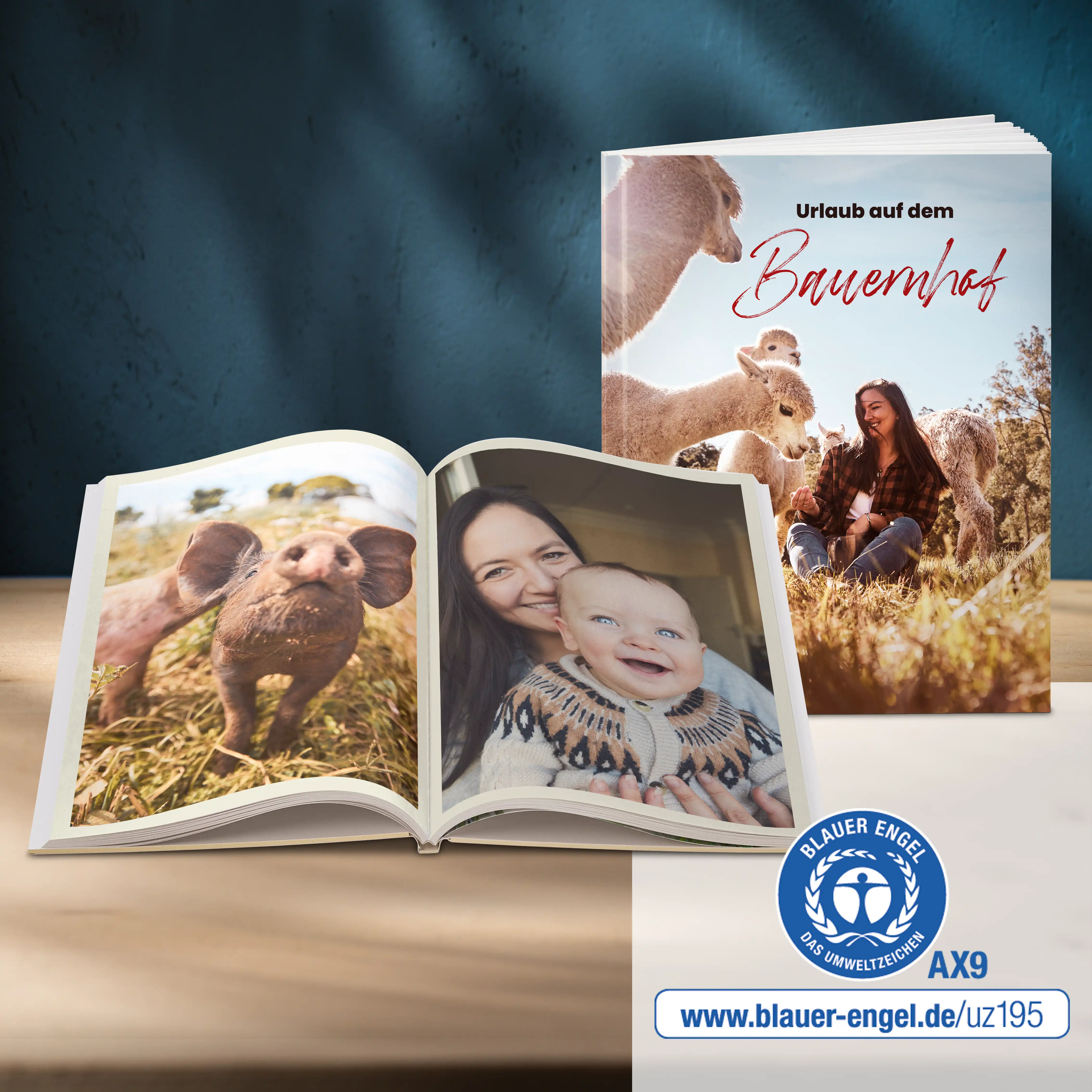 Recycling Pur Fotobuch A4 hoch