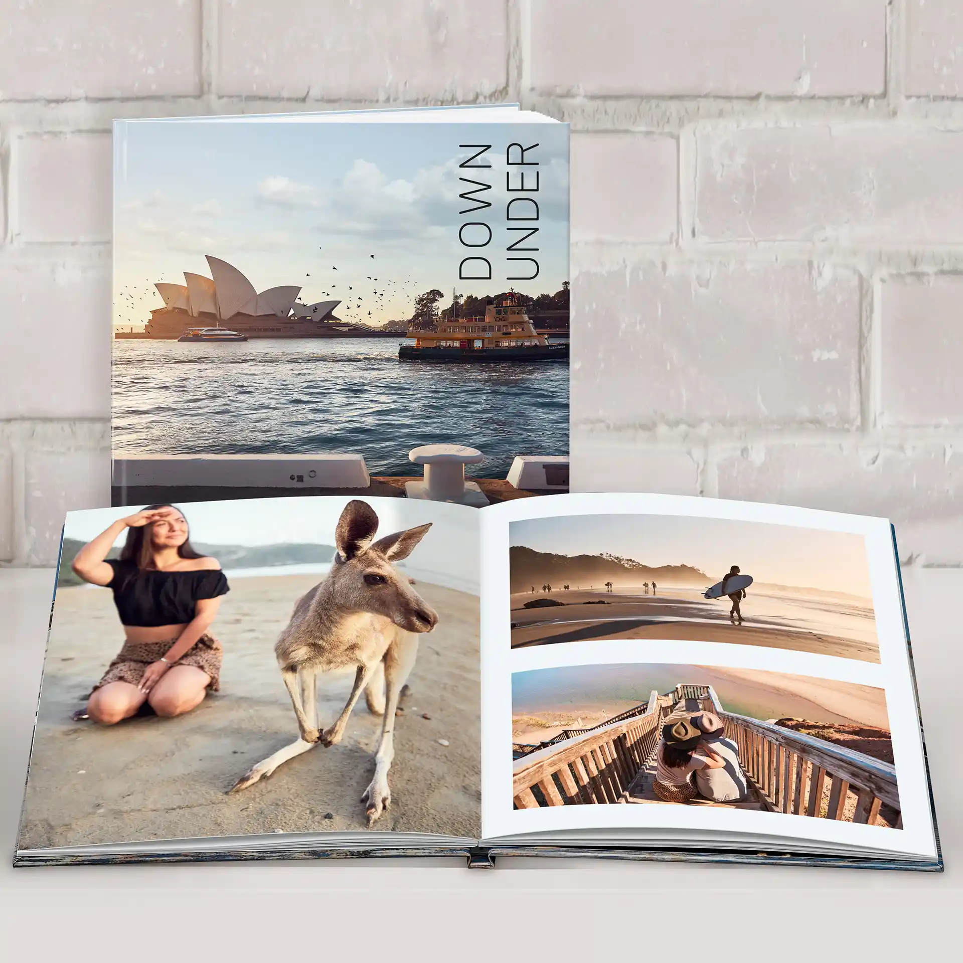 Fotobuch quadratisch: Hardcover mit hochwertigem Echtfotodruck – personalisierte Erinnerung in edlem Design.