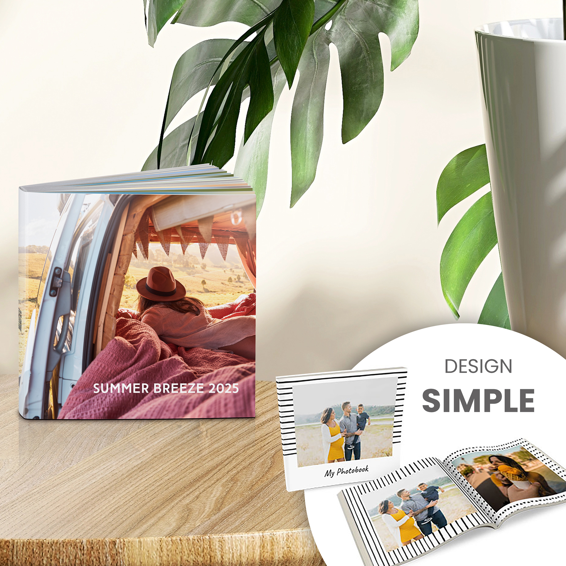Fotobuch quadratisch: Softcover mit hochwertigem Digitaldruck – personalisierte Erinnerung in edlem Design.