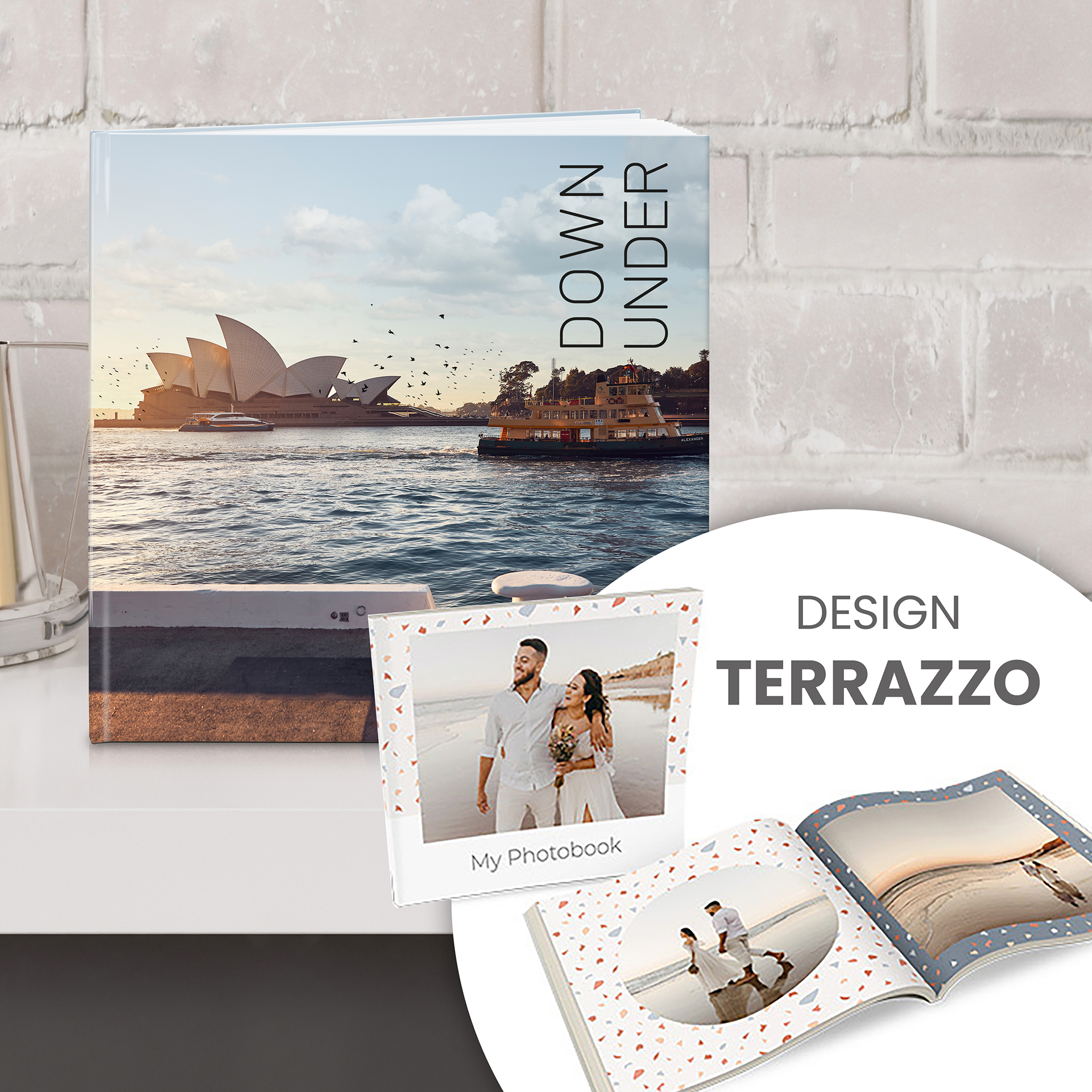 Fotobuch quadratisch: Hardcover mit hochwertigem Echtfotodruck – personalisierte Erinnerung in edlem Design.