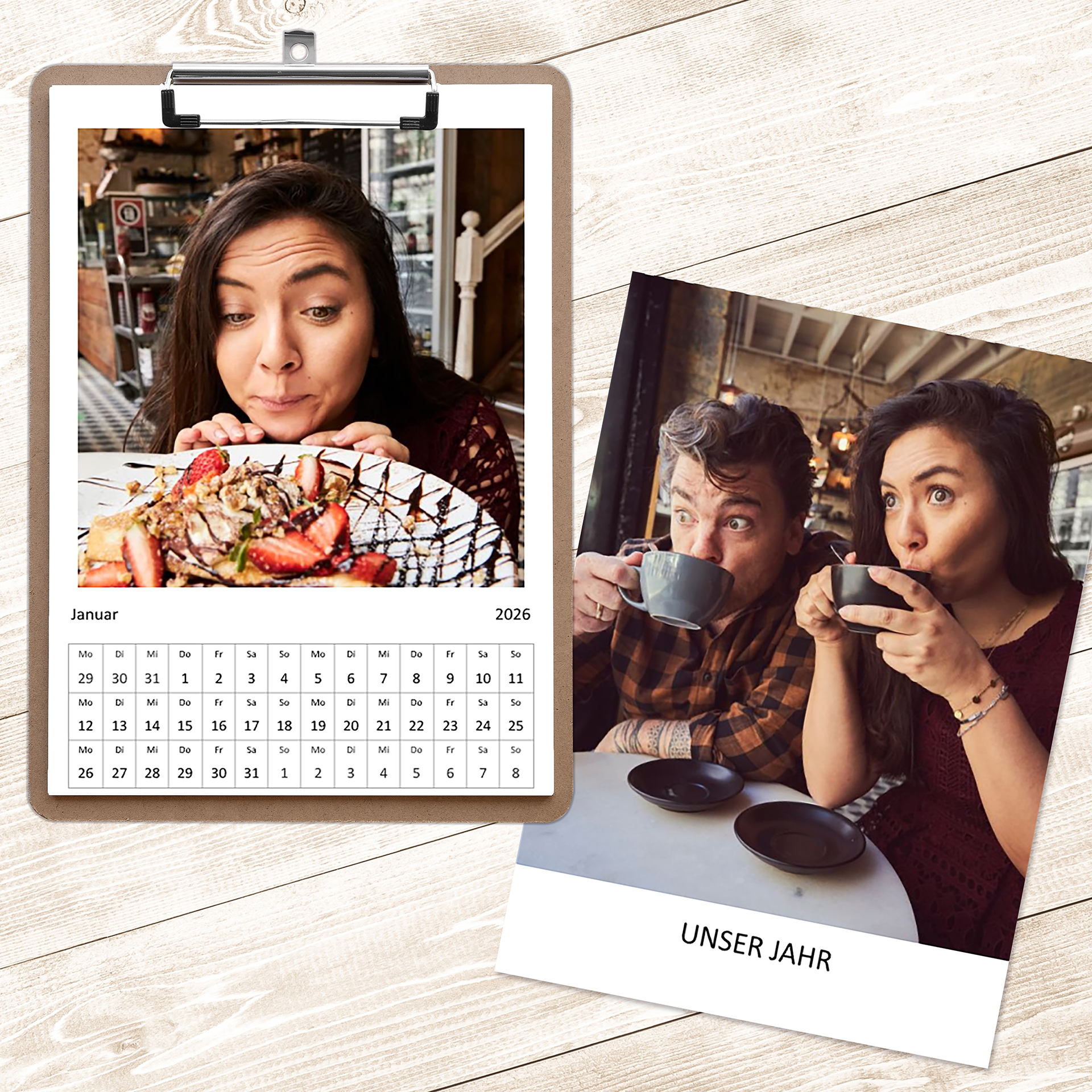 Klemmbrettkalender A4 hoch Eigenes Design