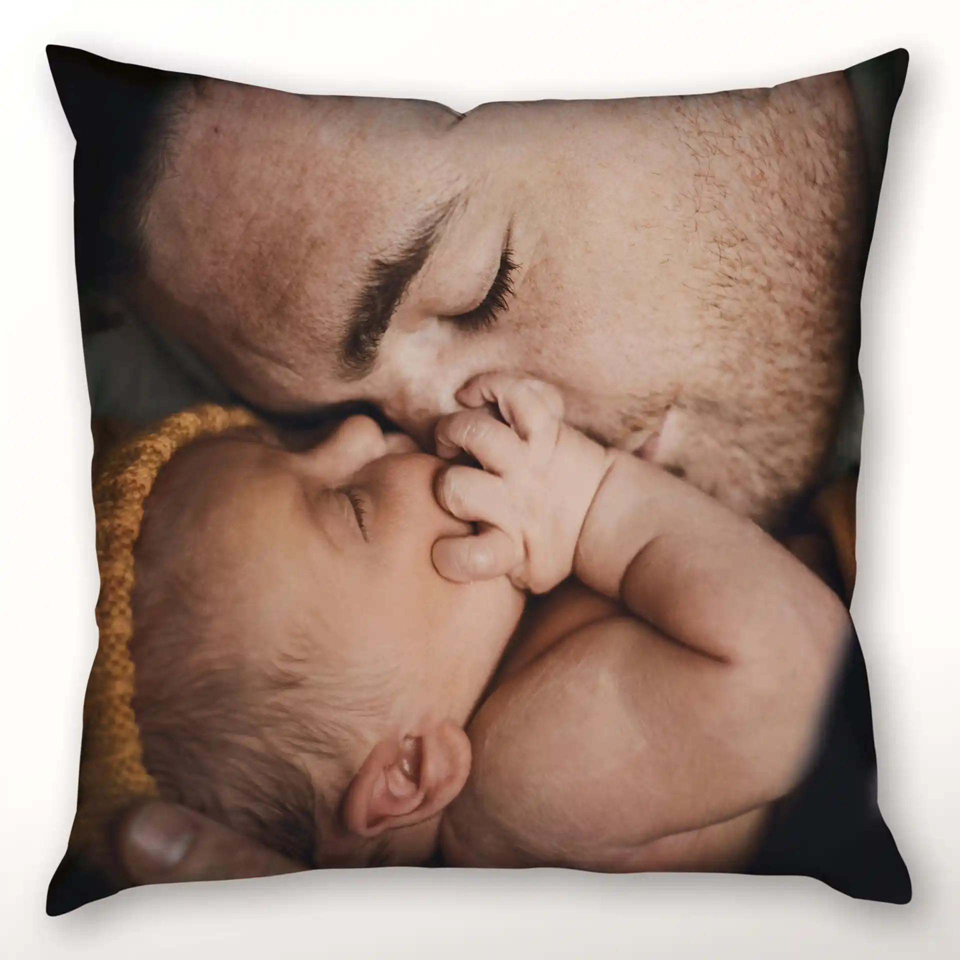 Kuschelkissen 50x50 cm – Individuell gestaltetes Kissen aus weichem Mikrofasergewebe mit beidseitigem Fotodruck für maximalen Komfort.