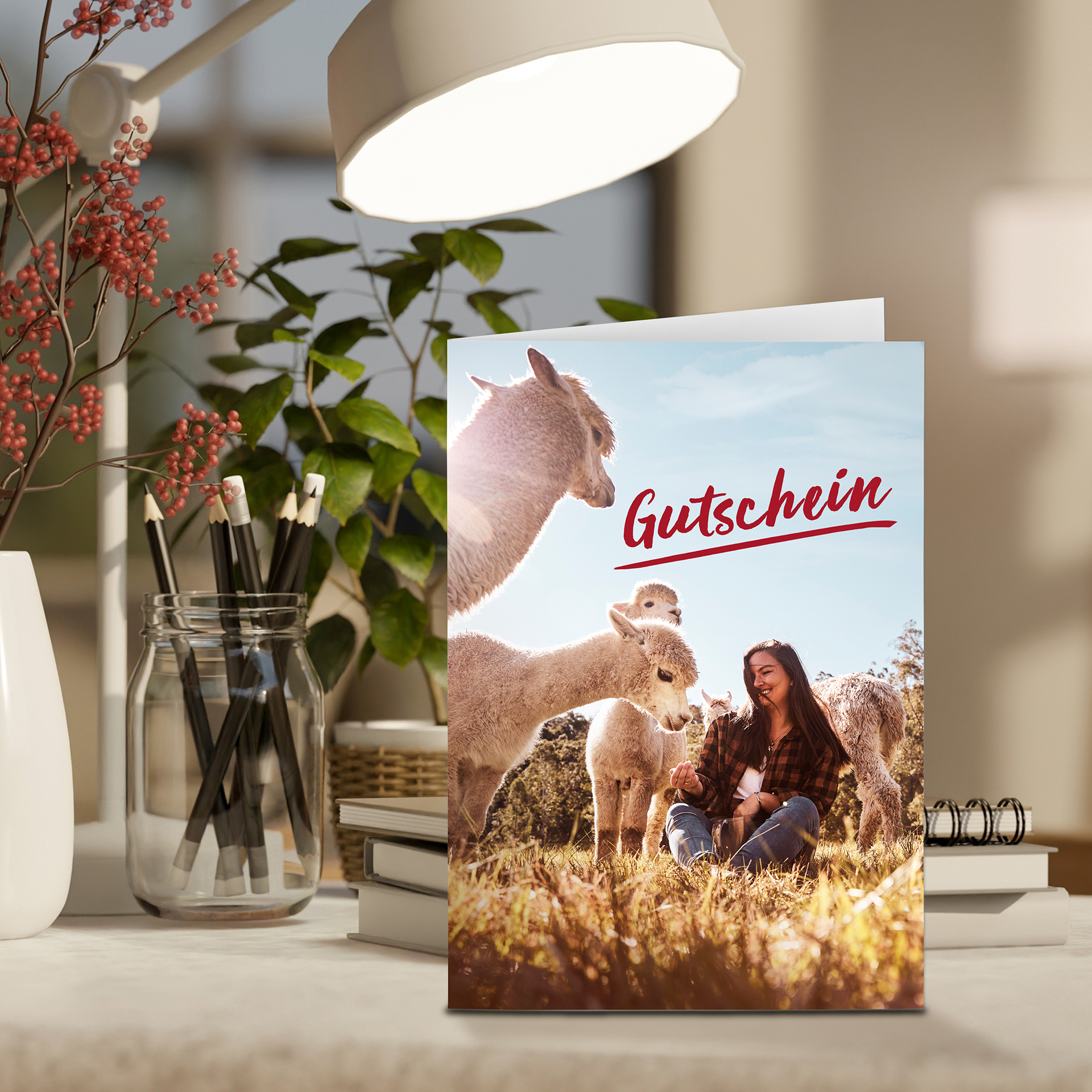 Klappkarte Klassik 10x15 cm – klassische Karte in hochwertiger Druckqualität, ideal für persönliche Nachrichten und besondere Anlässe