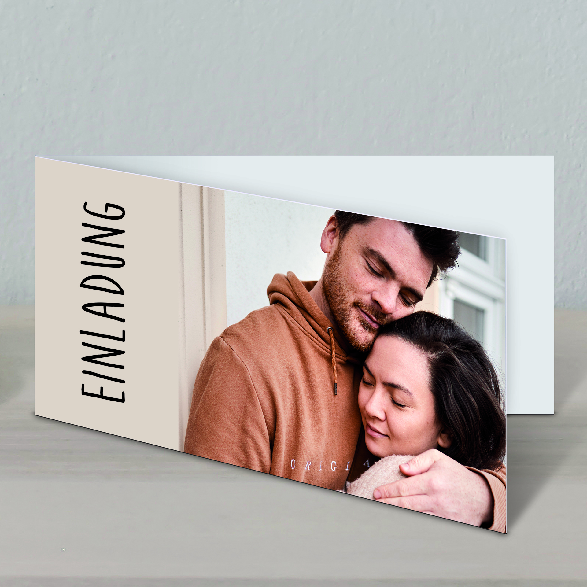 Klappkarte DIN lang 21x10 cm – elegante und vielseitige Karte für jeden Anlass, in hochwertiger Druckqualität.