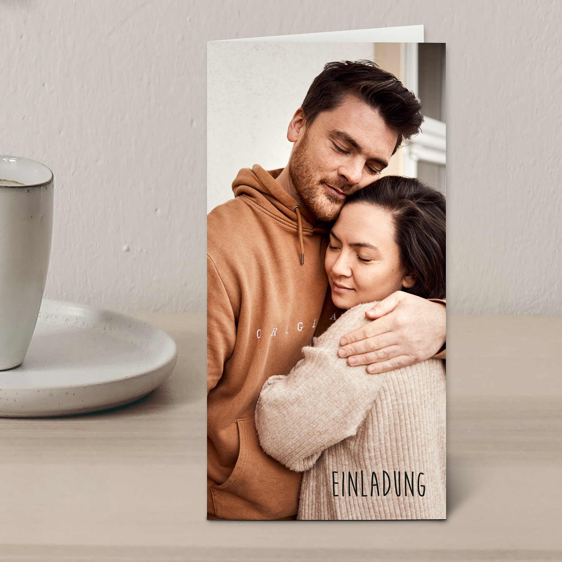 Klappkarte DIN lang 10x21 cm – elegante und vielseitige Karte für jeden Anlass, in hochwertiger Druckqualität.