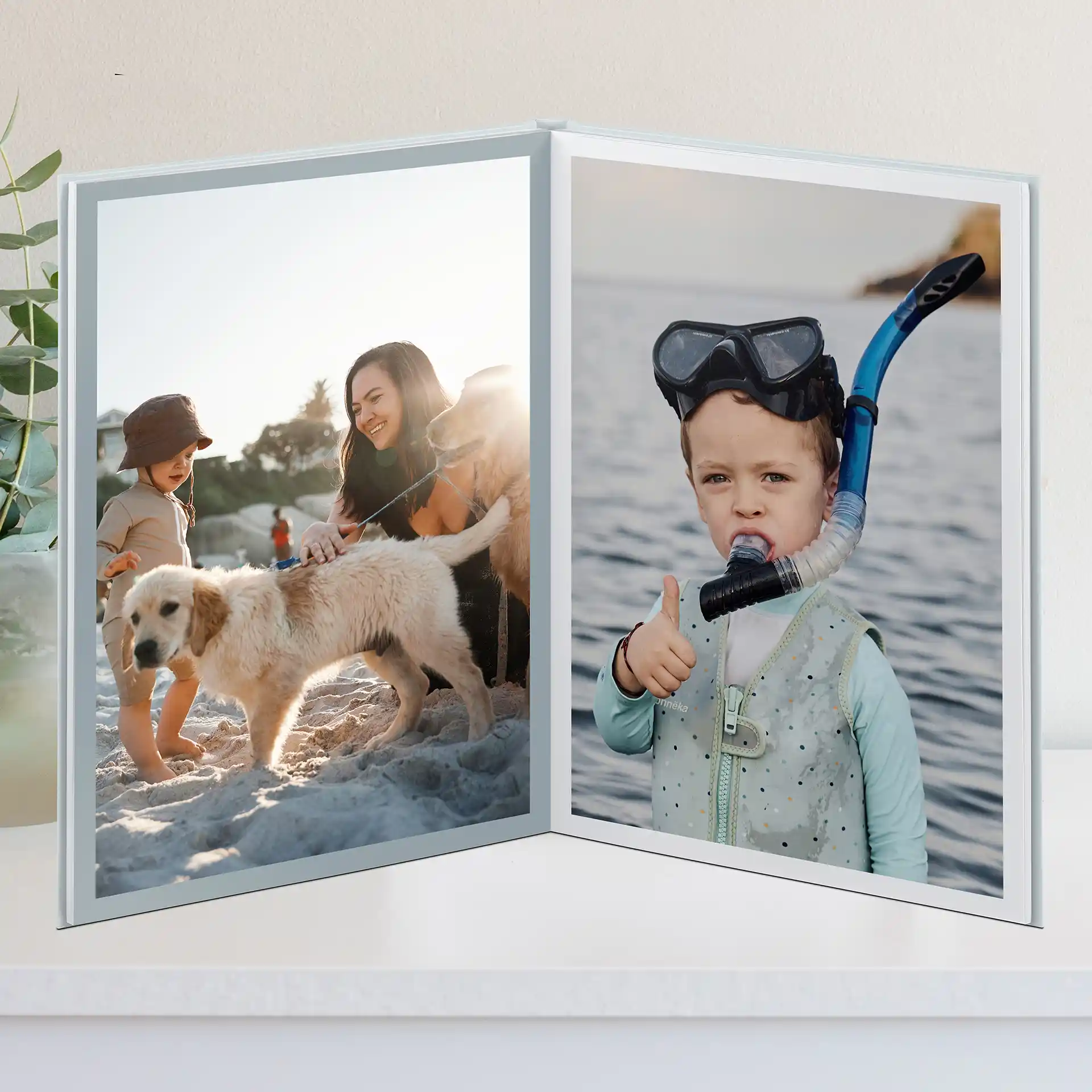 Fotobuch im DIN A4 Hochformat: Hardcover mit hochwertigem Digitaldruck – personalisierte Erinnerung in edlem Design.