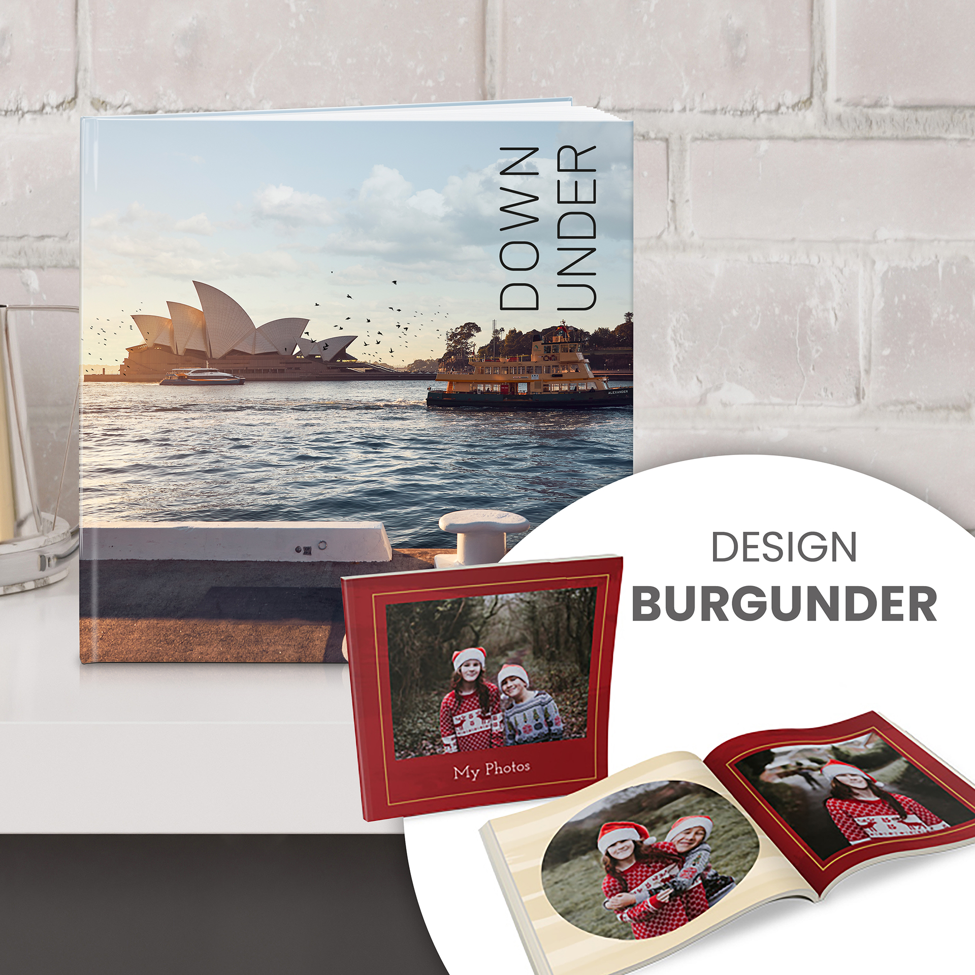 Fotobuch quadratisch: Hardcover mit hochwertigem Echtfotodruck – personalisierte Erinnerung in edlem Design.