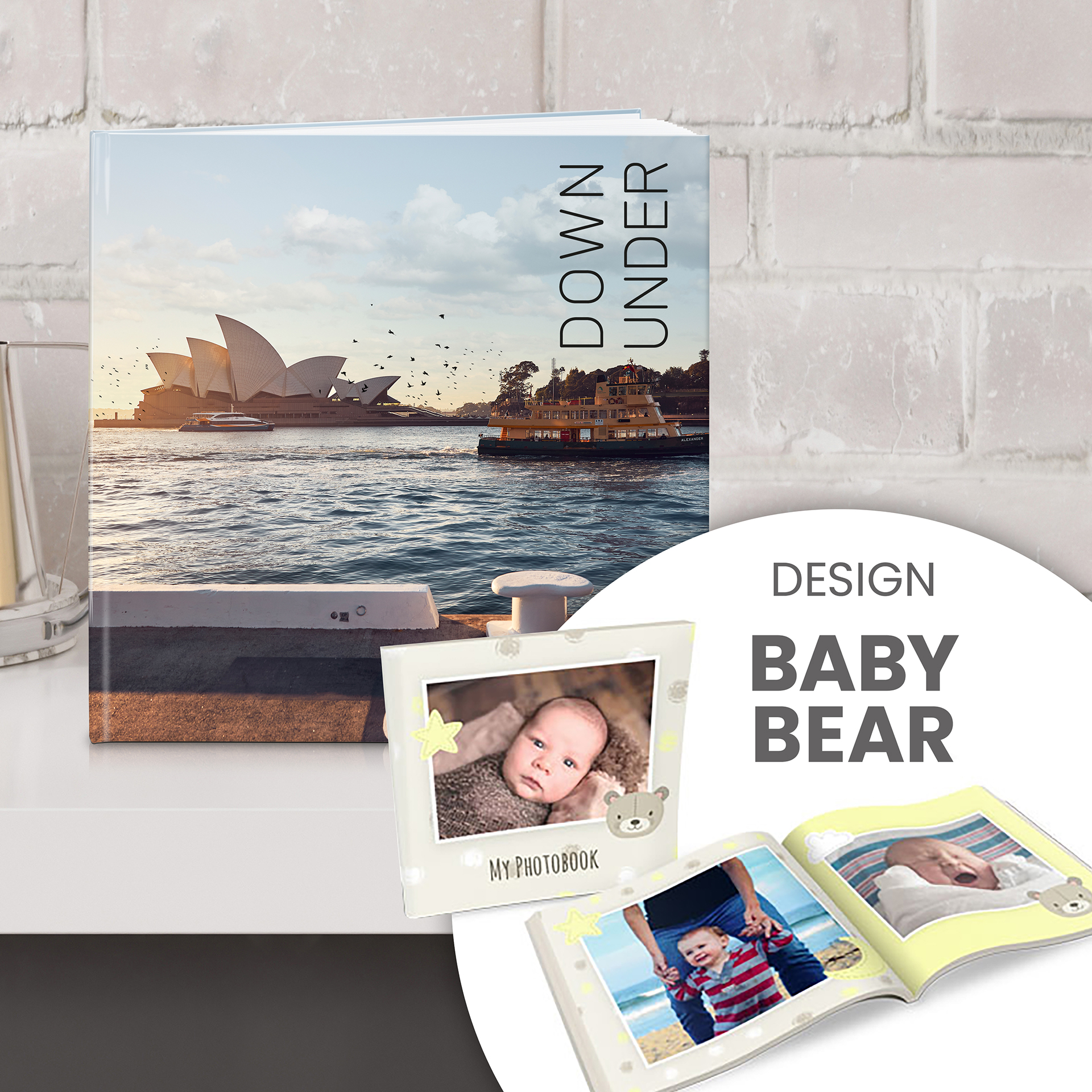 Fotobuch quadratisch: Hardcover mit hochwertigem Echtfotodruck – personalisierte Erinnerung in edlem Design.